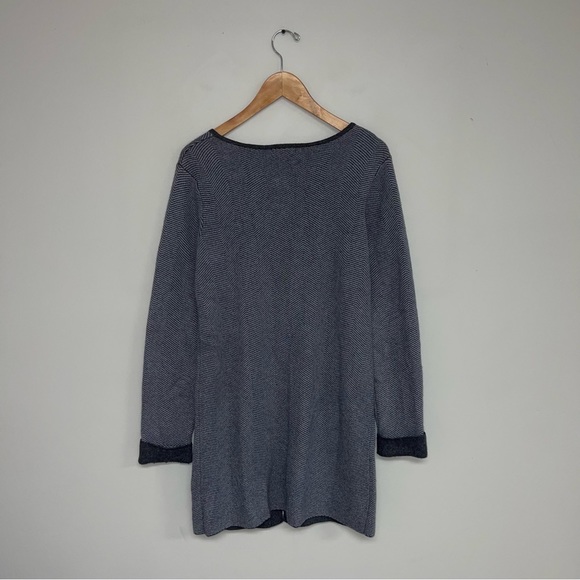 Benedetta  B Cardigan Sweater Grey Wool Cashmere Cape‎ Long Women’s Size Medium - Picture 5 of 8